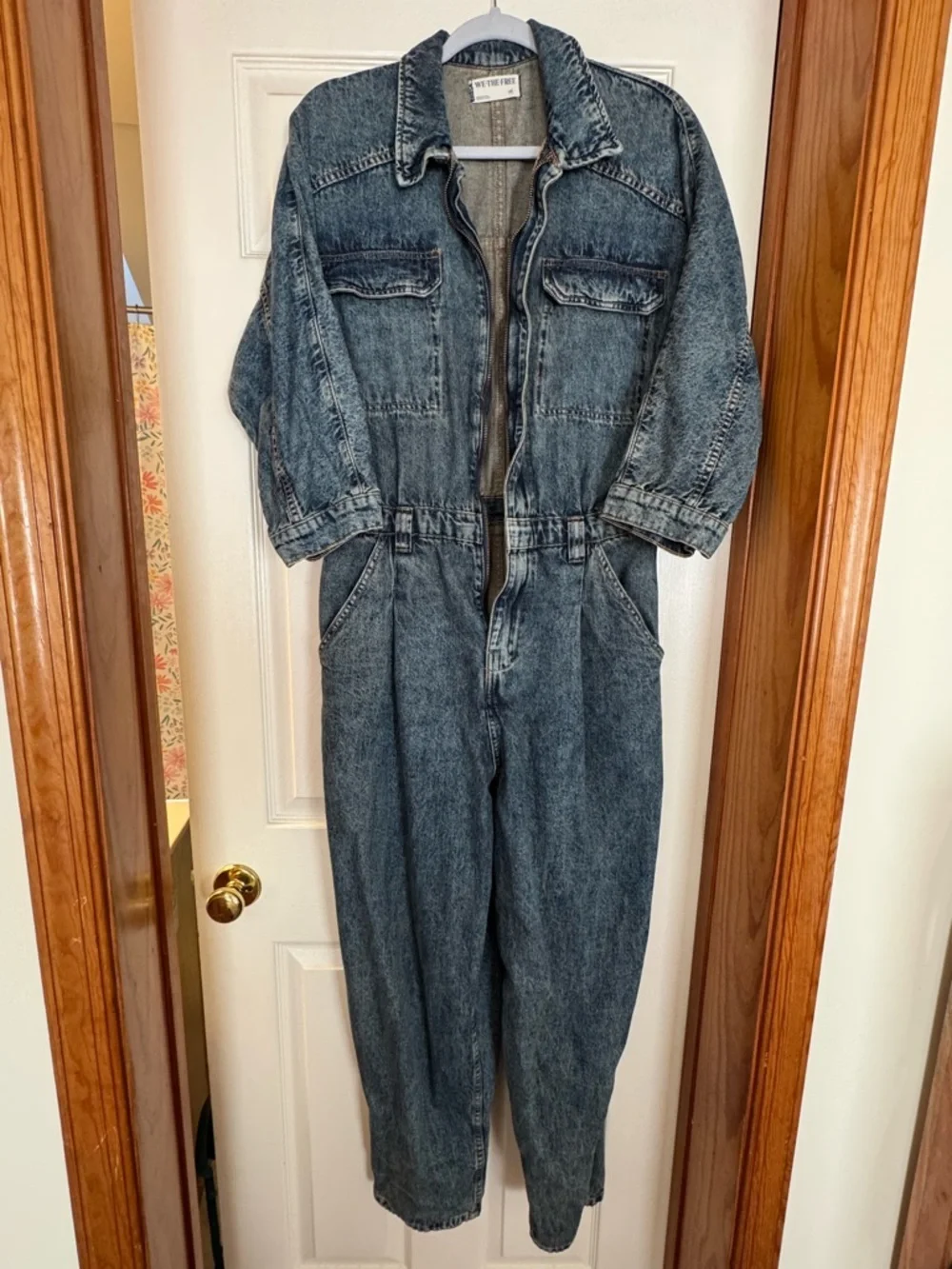We The Free Sammie Blue Denim Coverall NWOT - Picture 1 of 4